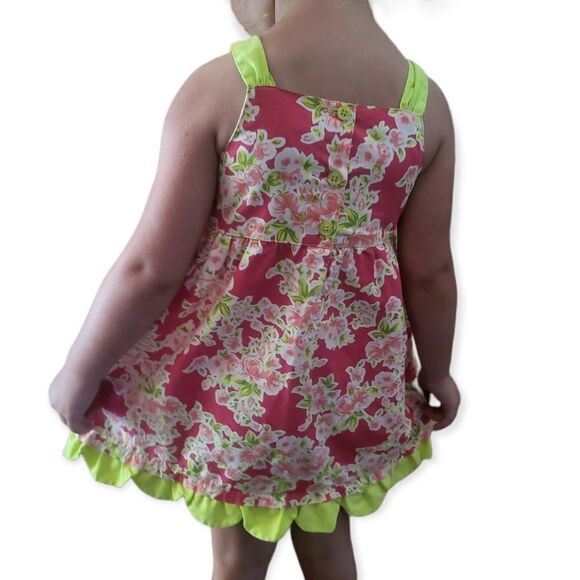 Penelope Mack Pink Rose Print Sundress - Picture 2 of 4